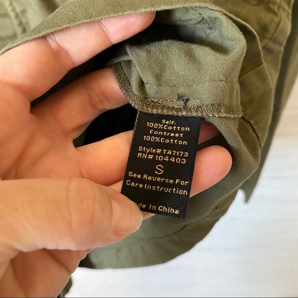 mine Plaid Utility Jacket Green Sz Small - Picture 7 of 10